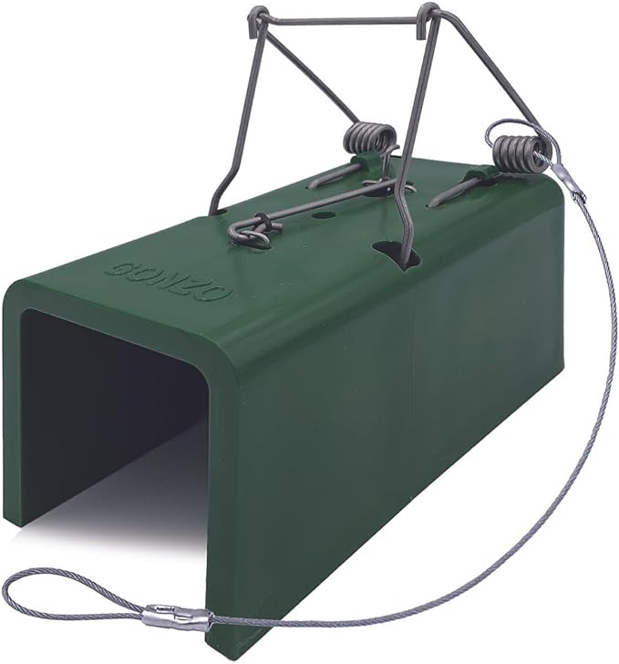 Gonzo Mole &amp Gopher Trap - Pro Guardian Durable Manual - 6 x 3 x 3 in - ABS