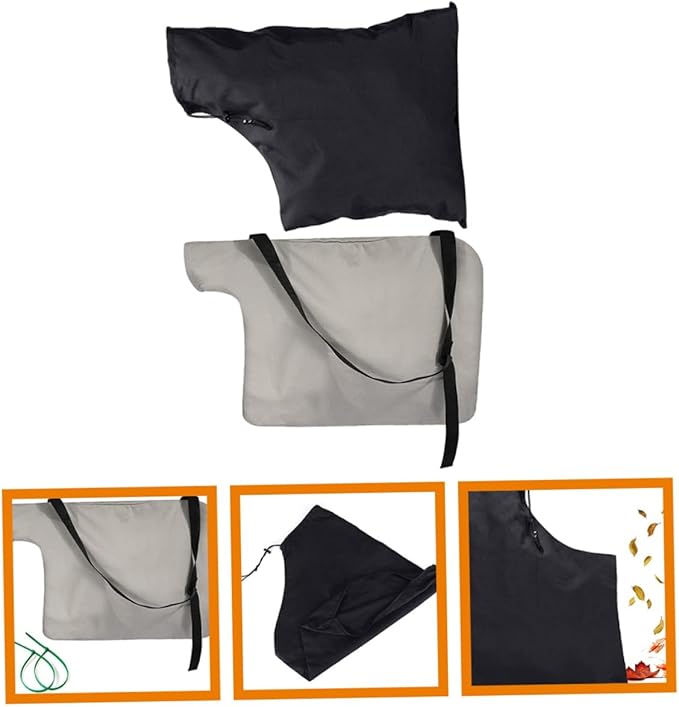 2pcs Leaf Blower Bag Oxford Leaf Collection Bag for Lawn Debris Convenient Storage for Garden Tools