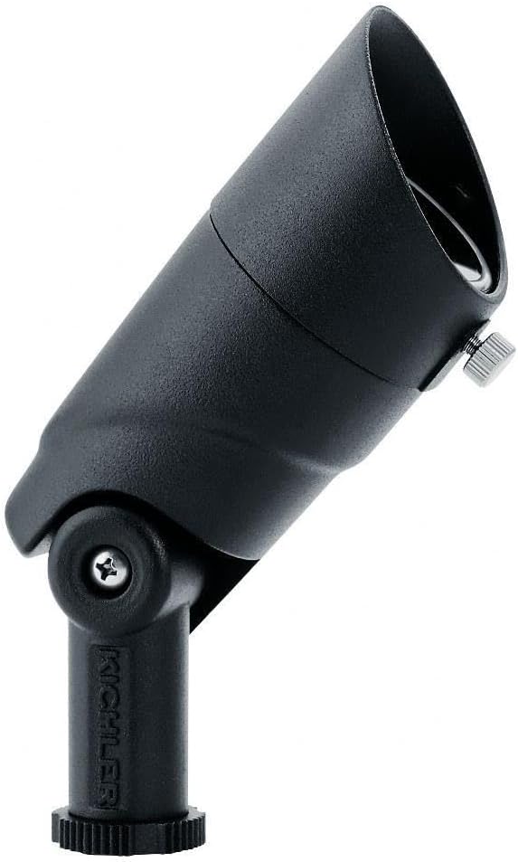 Kichler 16016BKT30 Transitional One Light Landscape Accent from Landscape LED Collection in Black Finish 4.50 inches