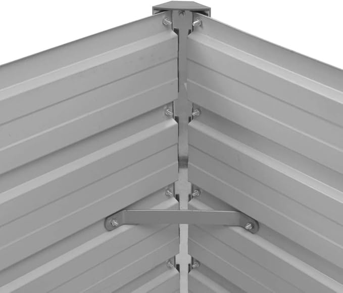 Galvanized Raised Garden Bed Planter Raised Garden Boxes Outdoor Large Metal Raised Garden Beds for Vegetable Gardening Backyard Patio 39.4x15.7x17.7