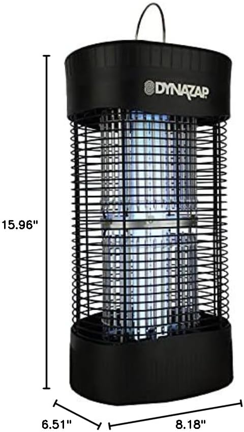 DynaZap DZ30200SR Outdoor Electronic Bug Zapper and Flying Insect Killer - All Weather Electric Mosquito Zapper Protects up to 1 Acre