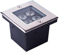 Outdoor Landscape Spotlights Underwater Pond Lights LED Spotlight Outdoor Recessed LED Light for Terrace for Gardens Paths of Swimming Pools Illumination Lights(White 4W(