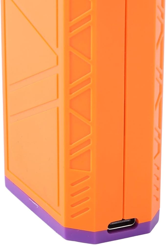 Yunseity Electric Air Atomizer Multipurpose Mini Blower 130000RPM Continuous Speed Adjustment Portable for Keyboard (Orange)