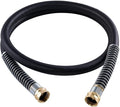 Leader Garden Hose 5ft x 3/4 Heavy Duty Short Water Hose Female to Female Fittings Five Layered Braiding for Durability 1000PSI Burst 300PSI Working (Black)