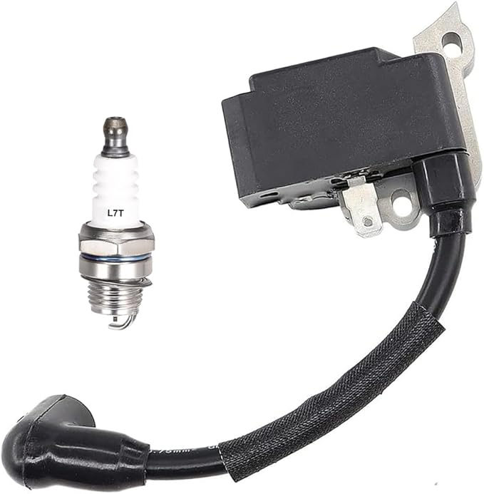 753-08489 Ignition Coil With L7T Spark Plug For Bolens BL125 MTD Craftsman Sears 316791600 Murray M7900 (41AS79MY758) MS9900 (41AS99MS758) Remington RM125 RM430 Leaf Blower