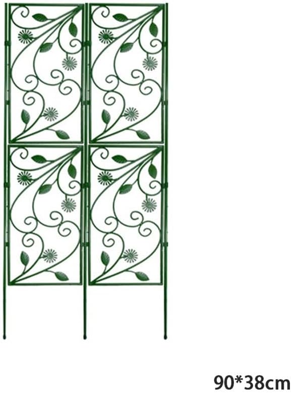 Rustproof Garden Trellis Climbing Plants - Plastic Support Frame Vegetables &amp Flowers - Indoor &amp Outdoor Use (120 x 38 cm)(90 * 38cm)