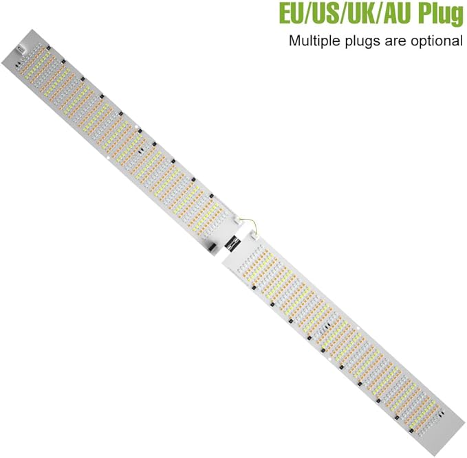 2PCS 400W LED Planting Light Using 2835 SMD for Indoor Plants. Full Spectrum Fit Versatile Plant Lights for Indoor Growing Needs Germination Support Seedling Raising Flowering Fruiting（624PCS LED）