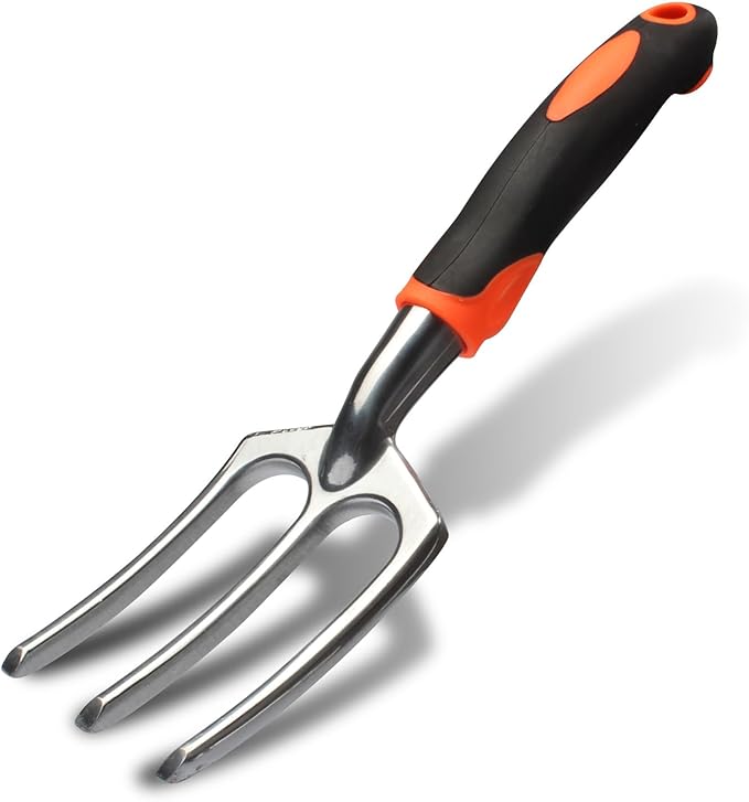 Garden Tool Set 8 Piece Gardening Tools Kit with Trowel Transplanter Cultivator Weeder Pruning Shears Gloves and Carrying Bag (Green)