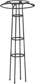 Garden Trellis - Iron Material Adjustable Frame Indoor Outdoor Support | Weatherproof Climbing Structure with Stability for Balcony Flowers Yard Vegetables Greenhouse Vines Garden Trellis Use