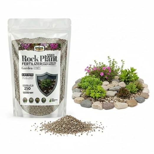 Old Cobblers Farm™ Wicked Growth Alpine/Rock Garden Plants Fertilizer - Designed for Hardy Growth and Vibrant Blooms in Thin Rocky soils (5 lbs | 10 lbs | 15 lbs | 20 lbs) (20 lbs)