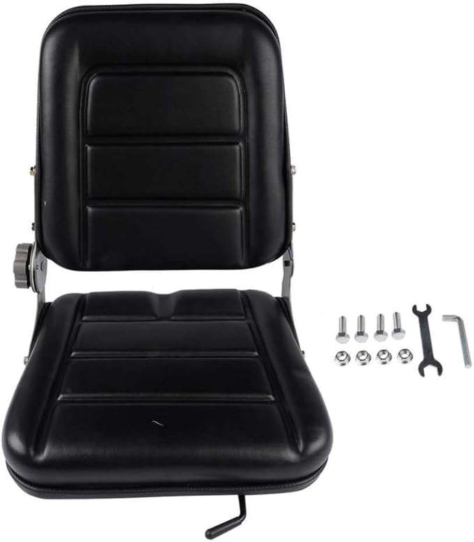 AP01 Universal Lawn Mower Sliding Rail Suspension Seat Compatible with Garden Loaders