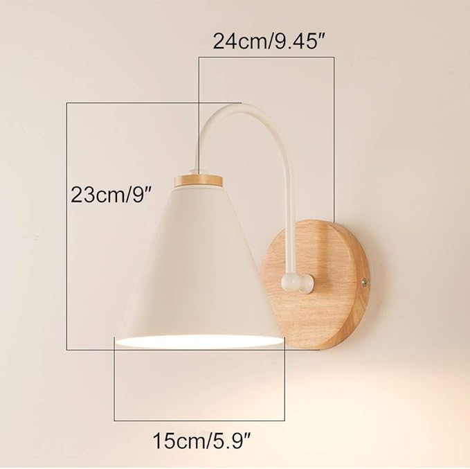 Hook Type Wall Mounted Plant Light for Indoor Growing Full Spectrum White Light 6000K 25W White Plug in Cord Timing Wall Light for Plants Flowers