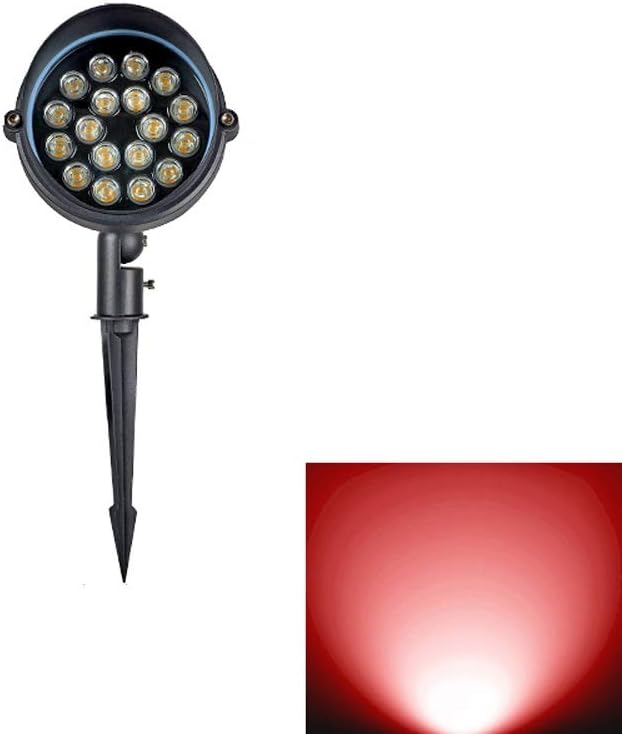 6W/12W/18W LED RGB Color Gradient Light Outdoor Waterproof Tree Spotlight Villa Community Park Landscape Ground Lights Garden Patio Aluminum Flood Light IP65 Fittings