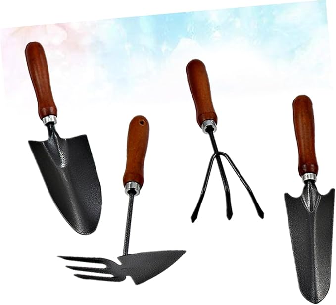 VICASKY 12pcs Mini Garden Tool Set Thicken Iron Spade and Shovel for Planting Weeding and Cultivating and Lightweight Gardening Tools for Plant