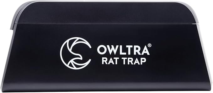 OWLTRA OW-1 Indoor Electric Rat Trap Instant Kill Rodent Zapper with Pet Safe Trigger Black Large