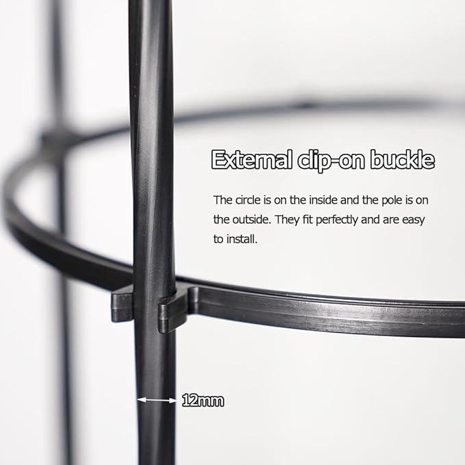 Metal Garden Plant Obelisk Garden Trellis for Climbing Plants 8.3x47in 9.8x74.8in 12.2x63in 13.8x59in Weather-Resistant Potted Plant Support Roses Vines Support Rack ( Color : Black  Size : 31x120cm(