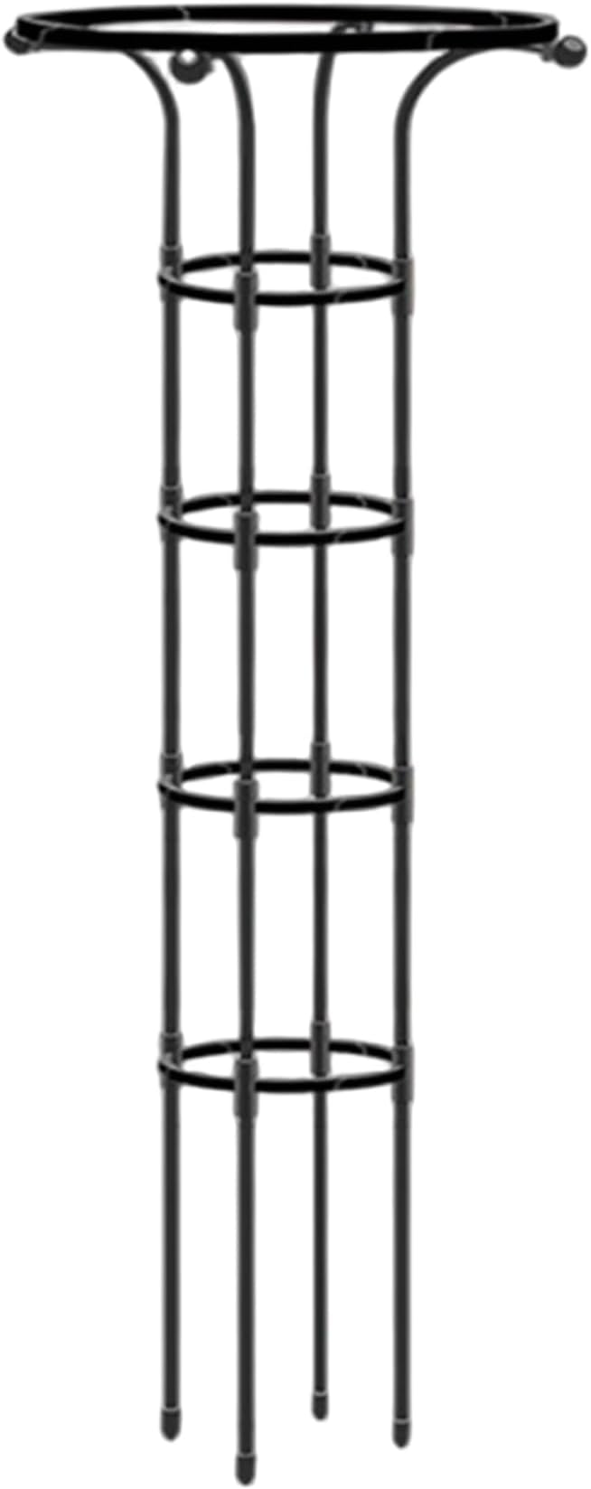 Umbrella Shape Metal Garden Trellis 61 Inch Rustproof Obelisk for Climbing Roses &amp Outdoor Plants