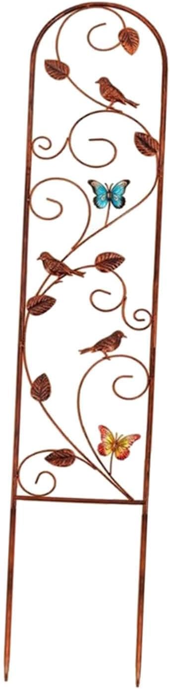 Garden Trellis for Climbing Plants Plant Support Versatile Iron Art Ornament Flower Rose Trellis for Lawn Yard