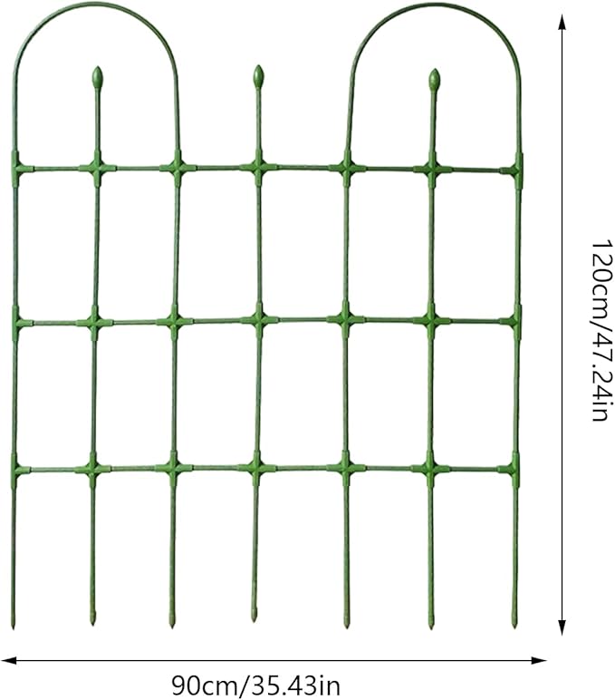 Garden Trellis for Climbing Plants – 90x120cm Adjustable Heavy-Duty Support | Rose Vine Cucumber Tomato Grape Bean Flower Plant Trellises | Backyard Vegetable Garden Vertical Plant Support Fence