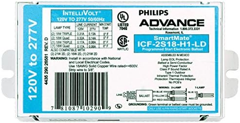 Advance Transformer KIT ICF2S18H1LDK Includes ICF-2S18-H1-LD and mounting hardware