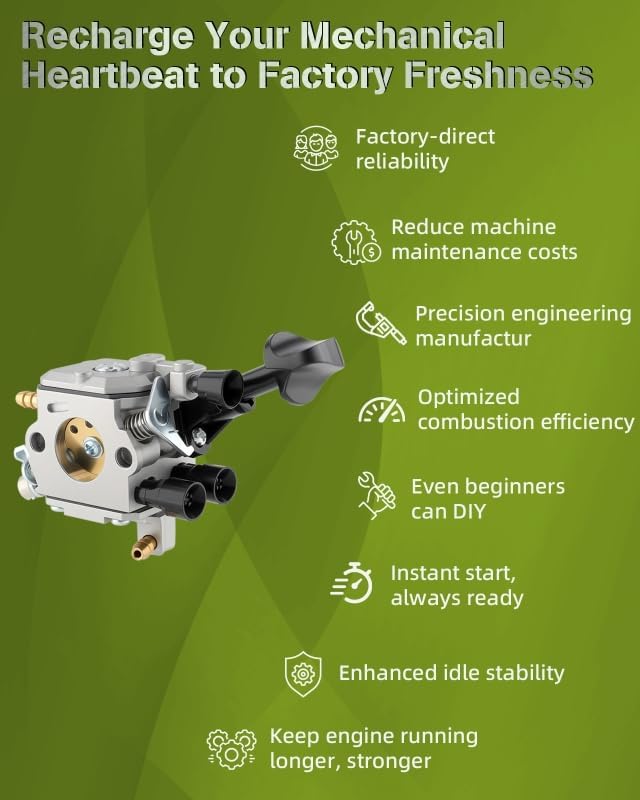 C1Q-S210 Carburetor Compatible with STIHL BR350 BR350Z BR430 BR450 SR430 SR450 Backpack Blower Replace Part# 4244 120 0606 for Zama C1Q-S210B C1Q-S209C Contain Full Set Repair Kit