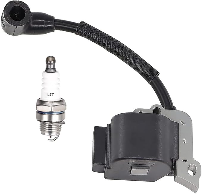 753-08489 Ignition Coil With L7T Spark Plug For Bolens BL125 MTD Craftsman Sears 316791600 Murray M7900 (41AS79MY758) MS9900 (41AS99MS758) Remington RM125 RM430 Leaf Blower