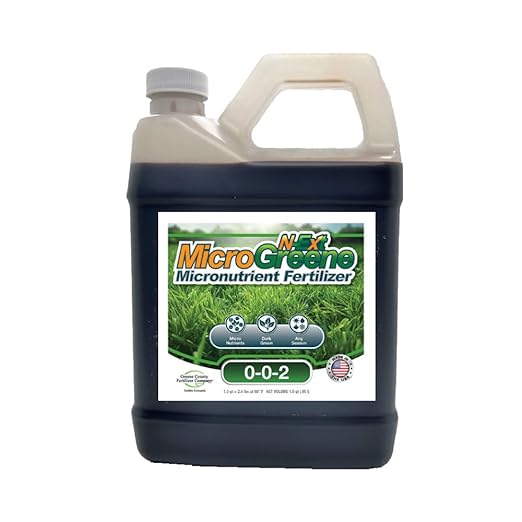MicroGreene 0-0-2 - Micronutrient Supplement with Bio-Stimulants - 1 Quart (32 oz) Covers up to 5325 sq ft - Stimulate Roots and Soil Activity Increase Plant Health Improve Soil Fertility and Water