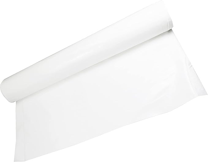 HFS(R White Greenhouse Plastic Film Polyethylene Film 6 mil Anti-UV for Gardening Agriculture 20X25FT