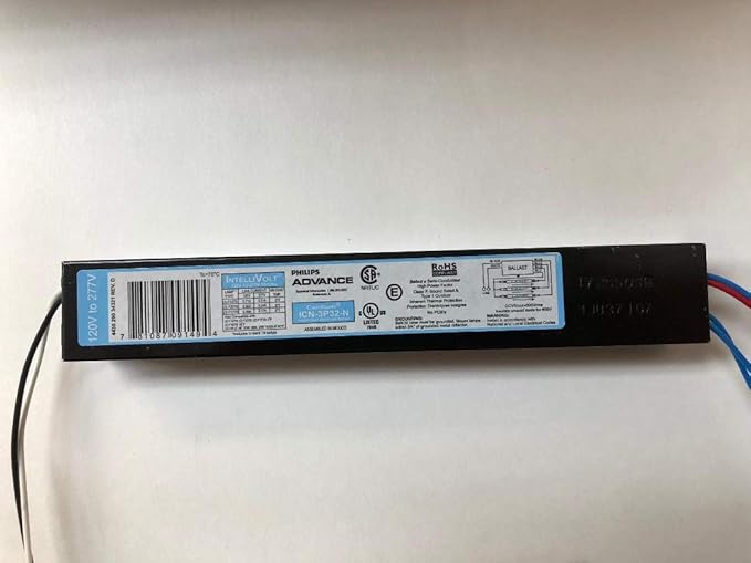 10 Pieces Advance ICN-3P32-N Electronic Ballasts (3) F32T8 120-277V