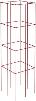 Panacea Products 89764 4-Panel Tomato and Plant Support Tower Red (Pack of 1)