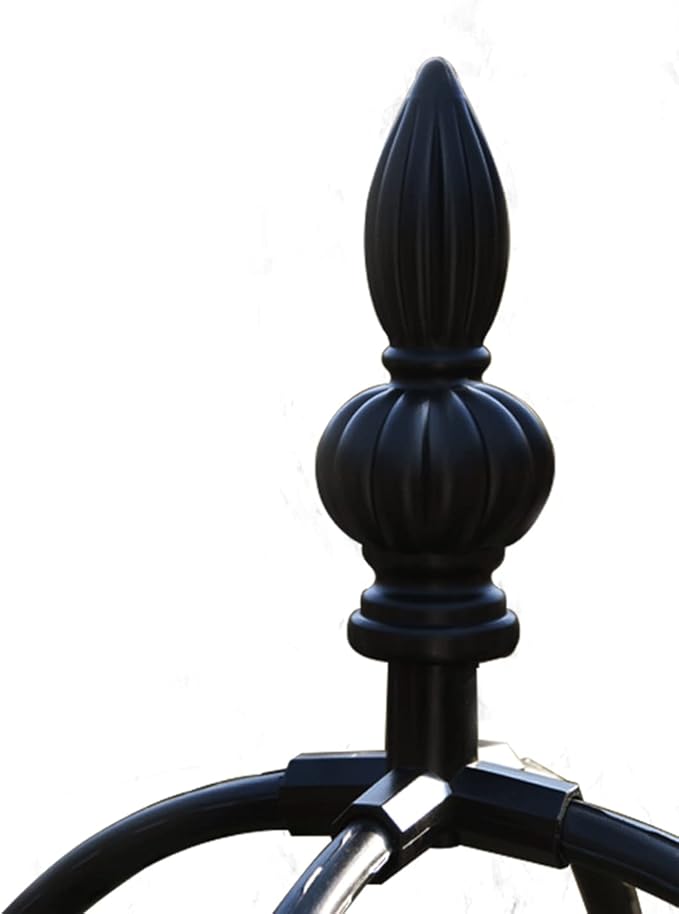 Black Garden Obelisk Trellis Garden Obelisk Trellisfor Climbing Plants Metal Plant Support Trellis Rose Climbing Trellis Flower Supports for Potted Plants Climbing Rose Vine(120cm/47in)