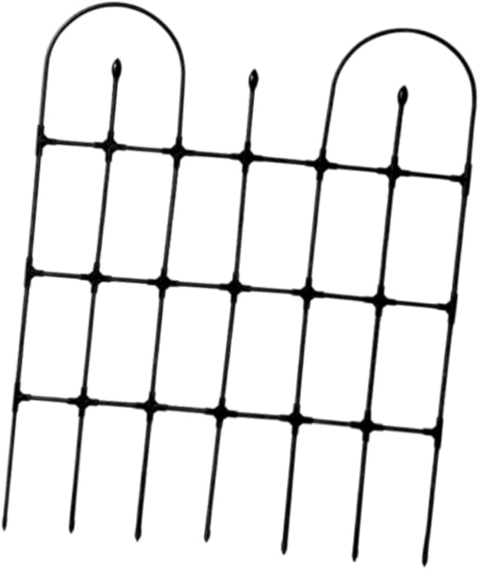 Garden Trellis for Climbing Plants Outdoor Rustproof Plant Supported Frame Privacy Screen 35.43inchx47.24inch- Black