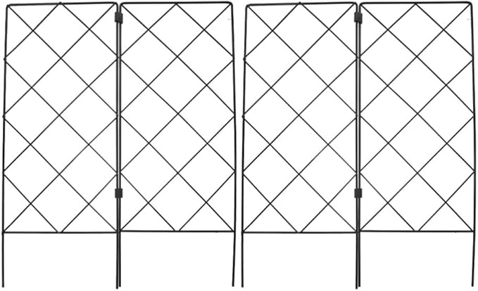VANZACK 2pcs Sturdy Plant Climbing Trellis Garden Support Rack for Indoor and Outdoor Vines Multi-Functional Plant Support Frame