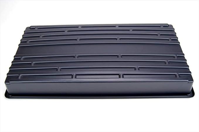 Living Whole Foods 100 Plant Growing Trays (No Drain Holes) - 20inches x 10inches - Perfect Garden Seed Starter Grow Trays: for Seedlings Indoor Gardening Growing Microgreens Wheatgrass &amp More