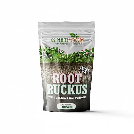 GS Plant Foods Root Ruckus – Dry Soil Zone Conditioner – Humic-Rich Granules with Kelp Components to Support Soil Structure &amp Nutrient Availability (11 oz)
