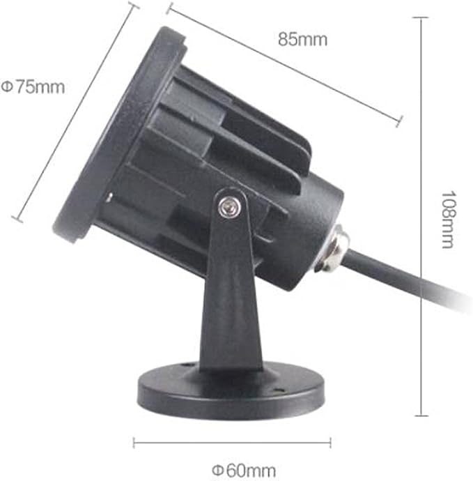 Outdoor Landscape Spotlights LED Spotlight - Led Beam Light AC 90-260 V LED Outdoor Floodlight IP67 Outdoor Waterproof Surface-Mounted Spotlight Spotlight Landscape Pr