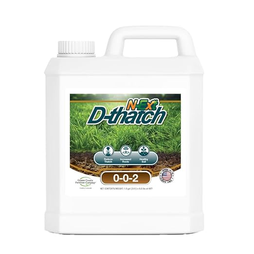 Liquid Lawn DeThatcher - Single Gallon (128 oz) Covers up to 21300 sq ft - Thatch Digester to Reduce Thatch in Your Lawn and Encourage Microbial Activity to Breakdown Thatch As A Food Source for Turf