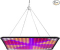 500W LED Indoor Planting Lamp 100-277V Greenhouse Hydroponics Red Blue Grow Lamps 110V Vegetable Bonsai Fruit Seeding Lights Potted Succulent Moss Cactus Cultivation Lighting with Hook US Plug