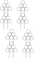 GANAZONO 8pcs Metal Trellis for Climbing Plants Indoor Plant Support Stake Small Garden Trellis Shape and Garden Use
