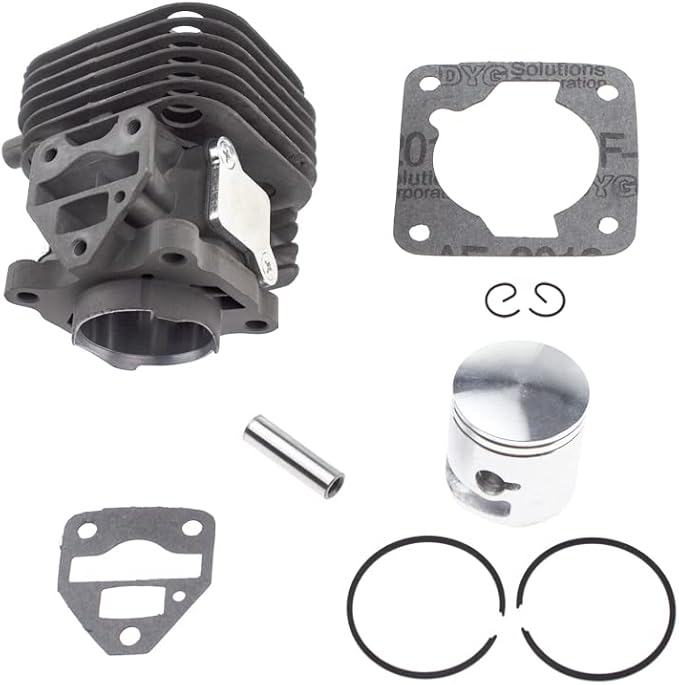 Cylinder Piston Kit 34mm Fit for Husqvarna 525BX 525L 525LS 525LST 525RJD 525RJX 525RK 525RS 525RX 525RXT 525HF3S 525P4S 525P5S 525PT5S 525ECS