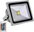 Outdoor Spotlight Ground Floodlight 220V Low Voltage Led Beam Light IP65 Waterproof Landscape Tree Light for Garden Patio Pathway Construction SearchlightRGB+Remote Control 20W