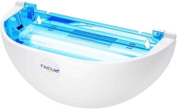 Faicuk Wall Sconce Fly Light Trap for Capturing Flies Moths Gnats Mosquitos and Other Flying Insects-12x6.1x5.98