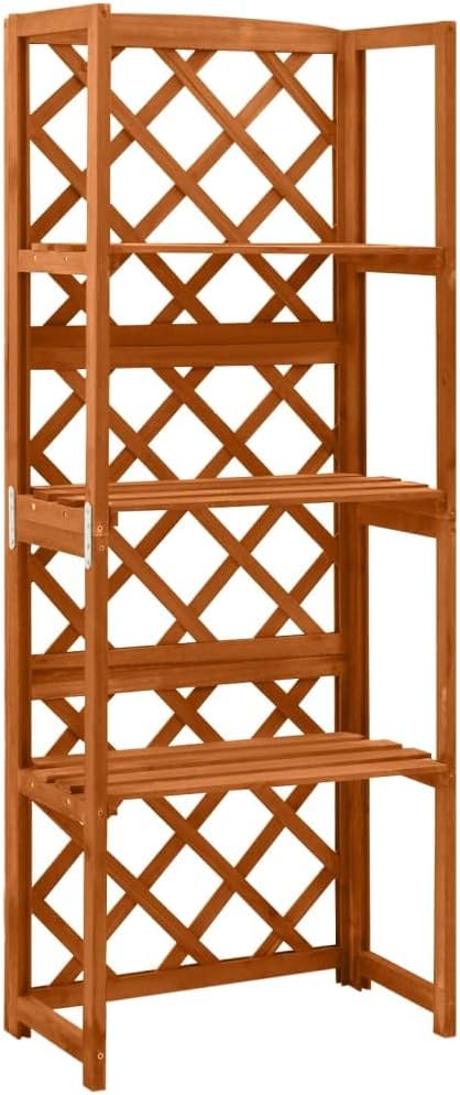 Trellis with ShelvesGarden TrellisesPlant Standsfor Various Climbing PlantsOutdoorGardenLawn BackyardPatio21.6x11.8x55.1 Solid Fir Wood