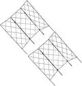 BESPORTBLE 2pcs Iron Plant Trellis for Garden Climbing Plants Foldable Vine Support Brackets Outdoor Gardening Tool for Tomatoes and Flowers