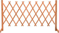 Extendable Garden Trellis Fence Plant Screen Wood Fence Privacy Gate Pet Gate for Home Yard Garden Orange 59.1x31.5 Solid Firwood-810