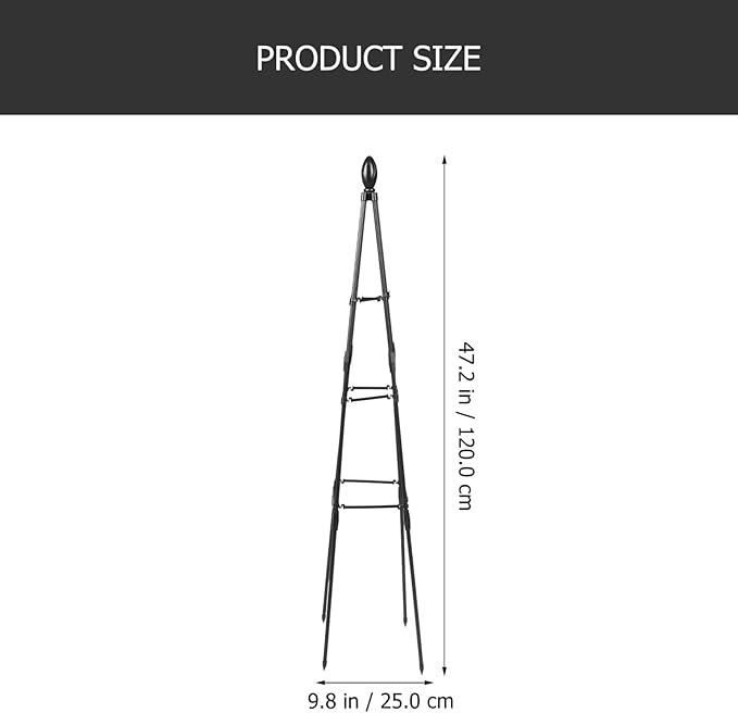 Yardwe Garden Accessories Plant Support Trellis Peony Climbing Stand Sturdy Trellis for Outdoor Vine Shaping