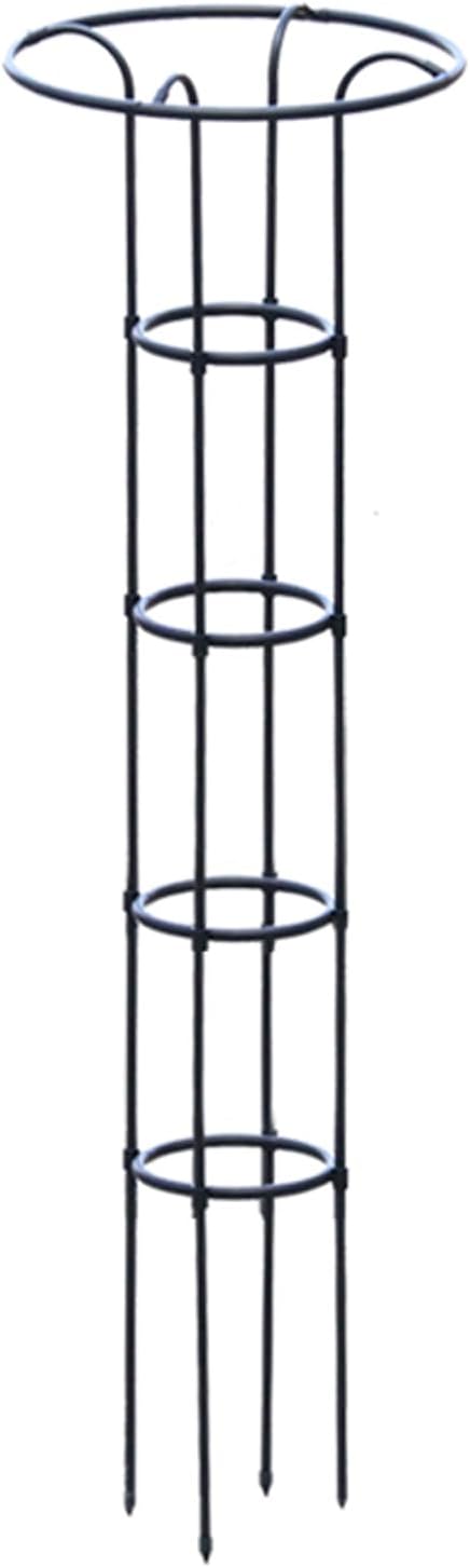 Umbrella Obelisk Garden Trellis Garden Trellis for Climbing Plants Outdoor Tall Plant Support for Climbing Vines and Flowers StandsBlack48 * 160 cm/18.8 * 63 in