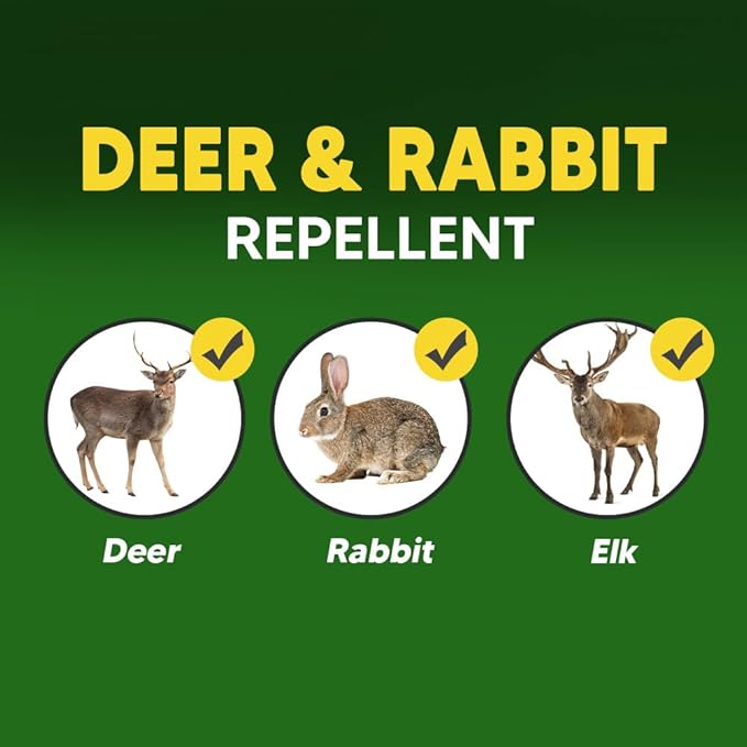 Deer Repellent Rabbits Repellent Outdoor Deer Repellant for Garden Deer and Rabbit Repellents for Plant Deers Deterrent for Yard Keep Deers Away from Flowers Safe and Easy to Use-10P
