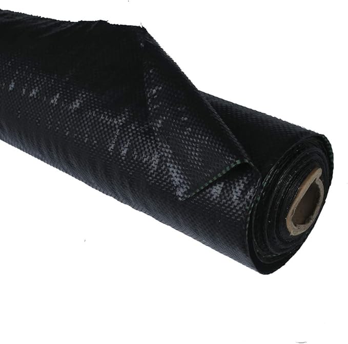 Weed Barrier Landscape Fabric Heavy Duty Woven Weed Control Cloth Woven Geotextile Fabric for Underlayment Gardening Ground Commercial Driveway Weed Block Cover Mat (4x300 Feet)