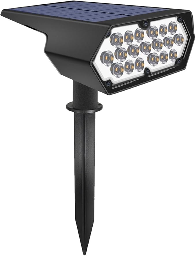 ZJchao Solar Lawn Spotlight Outdoor Patio Landscape Lighting Garden Villa Wall Lights Garage Wall Lamp Balcony Lamp Solar Powered Wall Lamp Solar Wall Lights Indoor Outdoor (RGB)